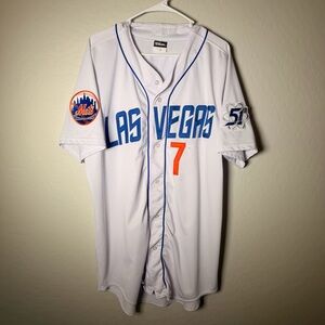 RARE HTF Las Vegas 51’s jack Reinheimer Game Worn MILB wilson Jersey Size 46